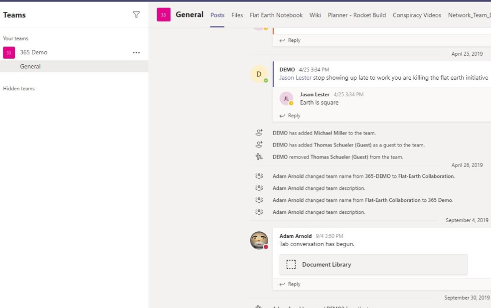 Microsoft Teams private channels